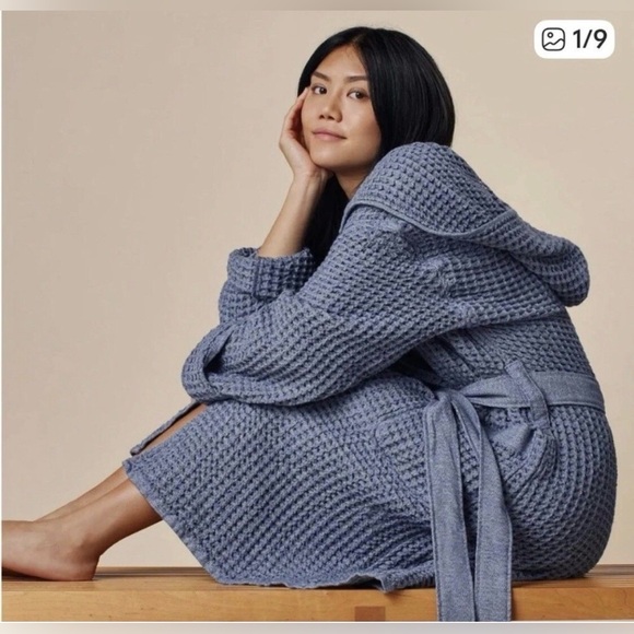 Onsen Other - Onsen Waffle Knit 100% Supima Cotton Hooded Robe Medium